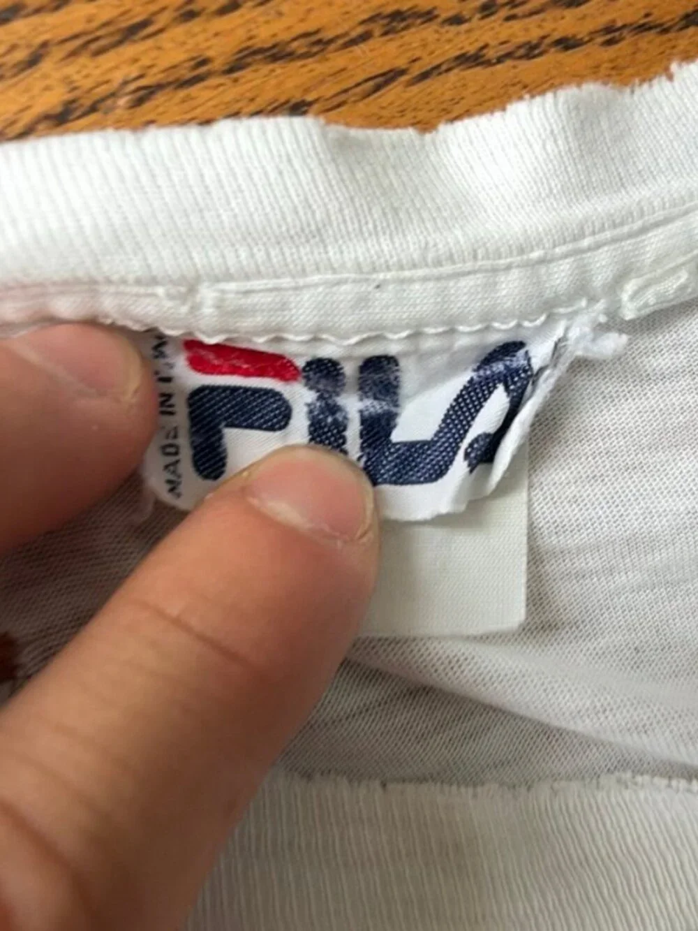 FILA '85 Open Tennis T-Shirt White XL Vintage Graphic